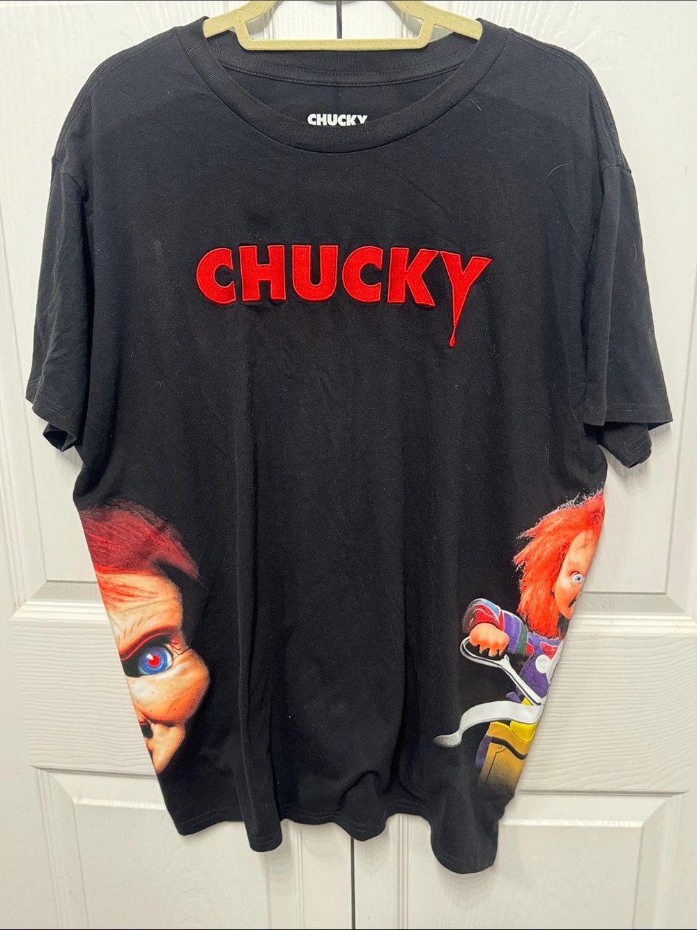 Chucky Child’s play T- Shirt Men’s Size 3XL Embroidered & Graphic Print Tee